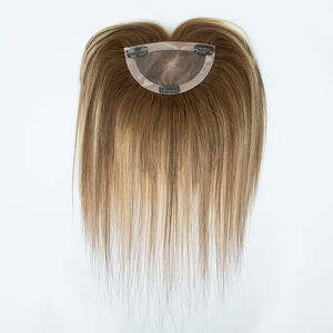 Extensiones de Cabello Humano con Flequillo de Color Rubio Personalizado de 5x3 Pulgadas para Mujeres Bonitas, con Clip - Product Image 2