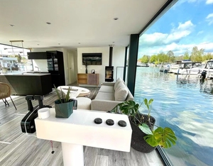 Nuevo Diseño <span class=keywords><strong>de</strong></span> Gran Venta: Casa Flotante <span class=keywords><strong>en</strong></span> Bote Pontón <span class=keywords><strong>de</strong></span> Aluminio Grado Marino para <span class=keywords><strong>Vacaciones</strong></span> y Fiestas Familiares - Product Image 6