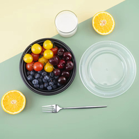 Bol alimentaire jetable en plastique PP de 16 oz avec couvercles pour la restauration rapide et les plats à emporter