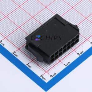 WAFER-MX3.0-14PJK-MB Housing (Wire-to-Board / Wire-to-Wire) P=3.03mm Connector 2x7P 3.03mm Micro-Fit (MX 3.0) 3.03mm - Product Image 2