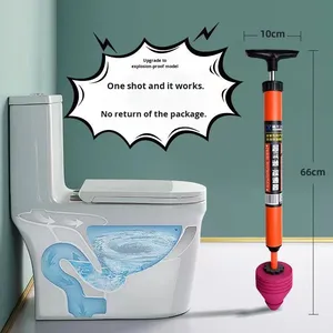 <span class=keywords><strong>Déboucheur</strong></span> <span class=keywords><strong>WC</strong></span> écologique en plastique haute pression <span class=keywords><strong>pour</strong></span> déboucher les tuyaux de toilettes, outil de plomberie <span class=keywords><strong>pour</strong></span> égouts et canalisations - Product Image 4