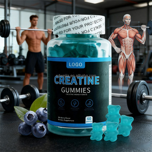 Gomitas de Creatina de 220g y 3000mg con Sabor Afrutado en Cubos, Hechas para Aumentar la Energía y Estimular el Metabolismo, Suplemento Dietético, Servicio OEM - Product Image 1