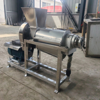 Industriële sapcentrifuge van roestvrij staal: Schroeftype resten-sap scheiding voor grootschalige fruit- en groenteverwerking