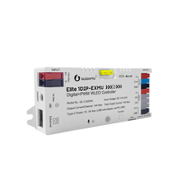 Controlador LED Elite ESP32 1D2P-EXMU para Tiras de Luz Digital PWM CCT Monocromáticas, Alcance de 30 Metros, Carga Máxima de 360W, Garantía de 2 Años