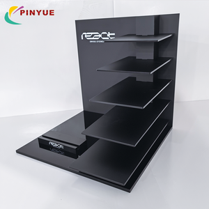 ชั้นวางแว่นตาแบบตั้งพื้น 3 ชั้น สำหรับวางบนเคาน์เตอร์  ทำจากอะคริลิค  พร้อมแผ่นเพ็กบอร์ด  สำหรับ<span class=keywords><strong>ร้าน</strong></span>ค้าปลีก - Product Image 5