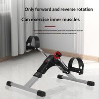 Mini-vélo d'exercice pliable portable avec écran d'affichage, stepper, en plastique et aluminium écologiques, pour la maison, fabriqué en Chine