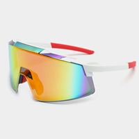 Lunettes de soleil polarisées anti-lumière bleue et anti-UV pour hommes, coupe-vent, avec sangle réglable, pour sports de plein air, colorées