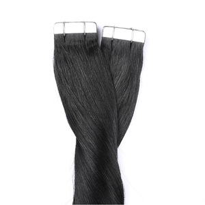 Extensiones de Cabello Humano Adhesivas, Tira Invisible, Voluminosas, Largas y Lisas, Cabello Virgen con Trama de Piel - Product Image 5