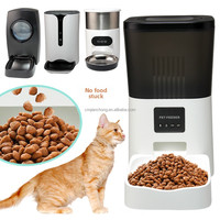 Comedero Automático para Perros, Dispensador Inteligente de Alimentos, Tazón de Acero Inoxidable, Suministros para Mascotas, Wifi 2.4G, Comedero Automático para Animales