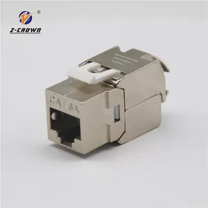 FTPタイプモジュラージャックプラグ1 cat8 rj45 rj45コネクタ