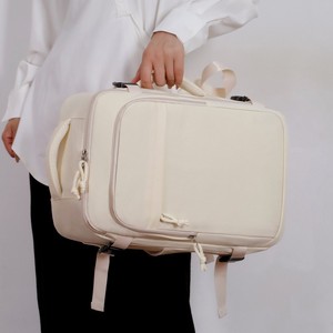 Multi-layer Storage Laptop Bag Expandable Sleeve Pull Rod Business Travel <b>Backpack</b> Short-distance Travel <b>Student</b> Schoolbag - Product Image 3