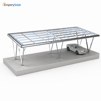 Hocheffizientes Aluminium-Legierungs-Solarcarport-System Montagesystem Nicht-Wasserdicht Einfach Wasserdicht Vollständig Wasserdicht