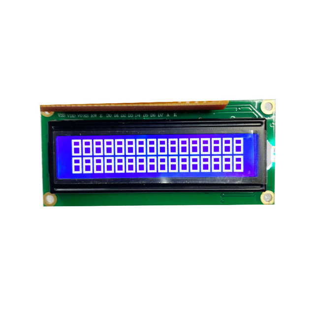 Small Alphanumeric 16x2 Blue TFT LCD Display Module 8/4-bit Interface -20~+70 Operating Temperature 6 O'Clock View Direction