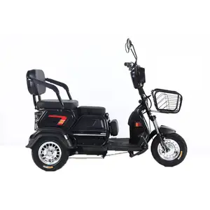 स्टॉक में भारत में बिक्री क्यूट डीकल एडल्ट बुजुर्ग तीन पहियों वाली इलेक्ट्रिक बाइक