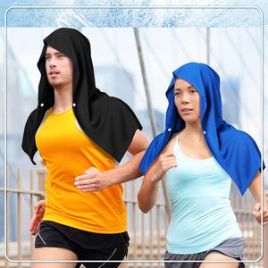 Serviette rafraîchissante pour le cou et le visage avec capuche, offre protection, douceur et respirabilité pour le sport, la remise en forme et les séances de gym - Product Image 4