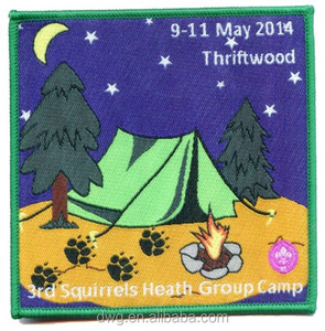 Parche de ropa tejido personalizado de alta calidad, insignias tejidas de satén, parche tejido para ropa - Product Image 4