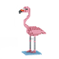 Microbloques de Animales 3D, Bloques de Construcción Educativos DIY, Modelo de Animal Simulado, Adorno de Escritorio, Venta al Por Mayor Personalizada