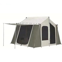 Mornngstar Tente dôme en toile de grand espace avec auvent pour le camping en plein air en famille, vente à chaud