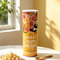 Popcorn de maïs sucré cuit sans graisses trans, certifié HACCP MUI Halal, 70g, Longxiaoya, prêt à consommer, vente en gros directe du fabricant