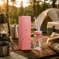 Diffuseur de parfum sans flamme en verre romantique de 200 ml, sans alcool, parfum longue durée, cadeau de luxe pour une utilisation en intérieur