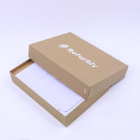 Boîte d'emballage universelle en carton kraft personnalisée pour tablette électronique d'apprentissage, boîte d'emballage pour tablette reconditionnée avec logo