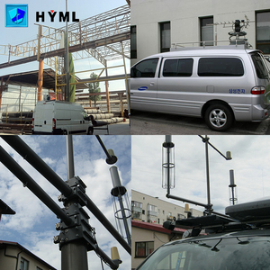 Mástil telescópico de comunicación para vehículos de tamaño mediano personalizable HYML, portátil para exteriores con recubrimiento de polvo, 15M de altura, 100kg de carga - Product Image 2