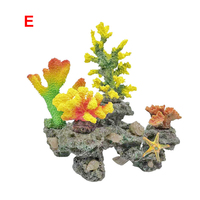 Vente en gros de résine artificielle corail décoration de réservoir d'eau de mer aménagement paysager décoration d'aquarium grand récif de corail de mer coloré