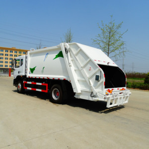 Camión <span class=keywords><strong>Compactador</strong></span> de Basura Dongfeng de 4500 mm de Distancia entre Ejes, 12 Toneladas, Motor Cummins B190 33 de 190 HP, Diésel Euro II, Vehículo de Recolección de Residuos de 12 m³ - Product Image 2