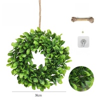 Guirlande de fleurs artificielles - Style bohème, décoration murale/porte/fenêtre pour Noël, fête des mères, approvisionnement transfrontalier