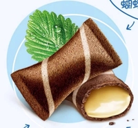 Kleine Eierrollen-Form maschine Zweifarbiger Wafer-Stick mit Optionen für mehr Kapazität
