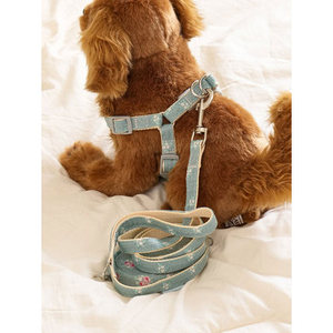 Arneses de lujo para perros, Chaleco de hilo de plomo de poliéster y neopreno pequeño/mediano, transpirable y encantador, estilo táctico sólido - Product Image 1