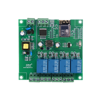 ESP8266 Modul Relai WIFI Nirkabel 4 Saluran ESP-12F Papan Pengembangan AC/DC 5V/7-28V/5-80V Remote Control Aplikasi E-WeLink