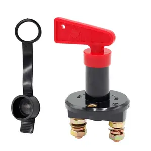 Waterproof Dpdt Auto 2-48V Dual Car Vehicle RV Marine Boat Battery Isolator Master Switch Disconnect Power Cut Off Kill