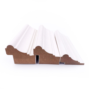 Trang Trí Mdf Baseboard Crown Cornice Tường Gỗ Xây Dựng Khung Tranh Khuôn Công Ty Sợi - Product Image 1