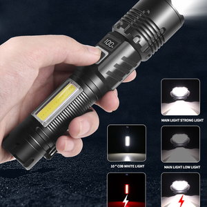 Aluminium Alloy Flashlight Side COB Floodlight 30W <strong>LED</strong> Zoomable 5000 Lumens Pen Clip Magnet <strong>Digital</strong> <strong>Display</strong> Type-C Flash Light - Product Image 4