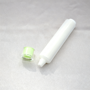 หลอดพลาสติกบรรจุเครื่องสำอางแบบ2 in 1ขนาด60มล. และ60มล. บรรจุภัณฑ์แบบบีบสองช่องสำหรับล้างหน้าด้วยมือ - Product Image 4