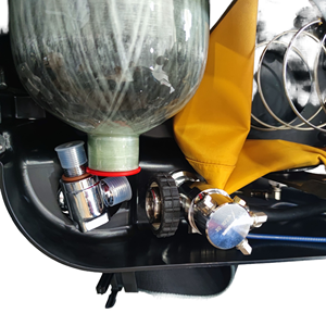 Elite Escape <span class=keywords><strong>O2</strong></span> Set <span class=keywords><strong>Respirator</strong></span>-4 jam, cadangan darurat & pelindung Anti kabut untuk penyelamatan saya, Ops - Product Image 6