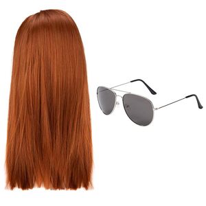 90s Rocker Costume Accessoires Ensemble Halloween Punk Perruque Heavy Metal Disco Party Hommes Rock Perruque Rockstar Performance Wear - Product Image 6