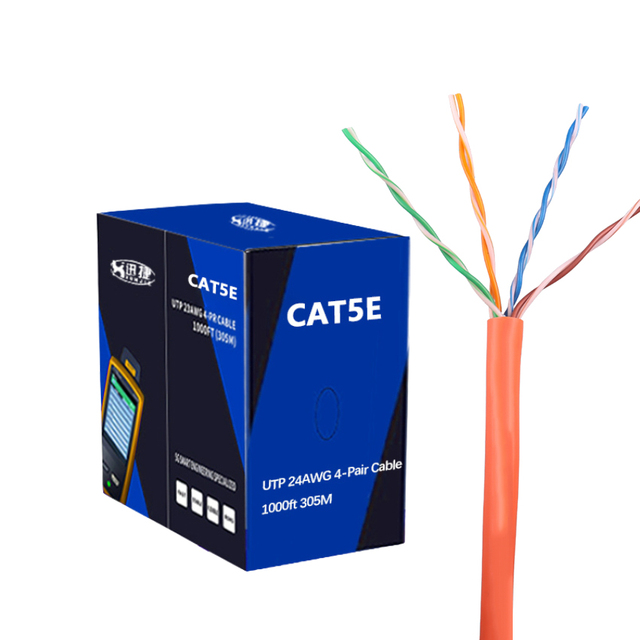Hot Structured Cabling 500MHZ 10-Gigabit Ethernet Speed Burial CAT5E Data Cable With Factory Direct Sale