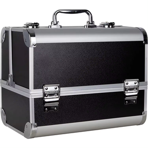 C Nail Tattoo <span class=keywords><strong>kit</strong></span> holder Manucurist makeup box Cosmetic Organizer Storage Case - Product Image 2