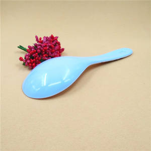 Cuchara de arroz de melamina engrosada, cuchara de arroz de uso diario, cuchara de melamina impresa imitación porcelana, vajilla de cocina al por mayor - Product Image 1