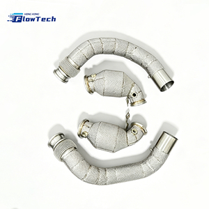 Tubo de Escape de Alto Rendimiento para BMW F90 M5 Competition S63 4.4L V8 Twin Turbo, Acero Inoxidable 304, Ajuste Directo con Protector Térmico - Product Image 4