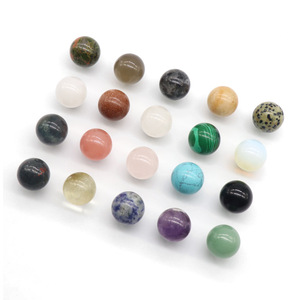 20 Kinds Mixed Natural <strong>Crystal</strong> Mini <strong>Spheres</strong> Polished Balls Chakra Healing Ball Set for Reiki Meditation Whiskey Ice Stones - Product Image 2