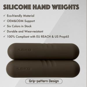 Mancuernas de Silicona Suaves Antideslizantes para Gimnasio en Casa, Yoga, Pilates, Ejercicio Físico, Unisex, Uso Corporal Completo - Product Image 2