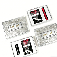 Boîte à Rouge à Lèvres Personnalisable Imperméable en Gros avec Embossage et Doublure Éponge en Matériaux Recyclés - Coffret Brillant à Lèvres Marque Privée