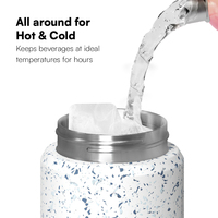 Hong Ling Vente chaude 18oz 24oz Bouteille d'eau avec différents couvercles Gravure au laser personnalisée avec des options de couleur à la mode