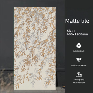 Azulejos <span class=keywords><strong>de</strong></span> Porcelanato 600x1200, Modernos, Florales, Acabado Mate, Antideslizantes, 9MM <span class=keywords><strong>de</strong></span> Grosor, para Baño y Sala <span class=keywords><strong>de</strong></span> Estar - Product Image 6