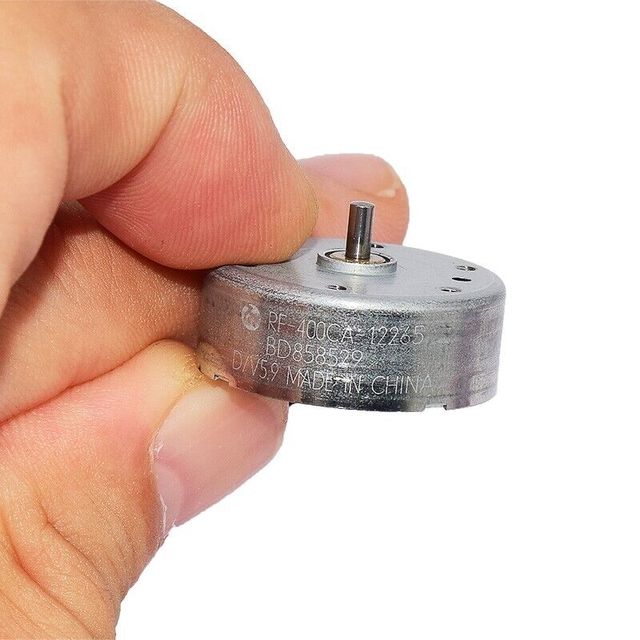 Mabuchi RF-400CA-12265 Motor D/V 5.9 Mini Round Thin Spindle Motor DC 3V-6V 11500RPM High Speed for Car AV CD DVD Player