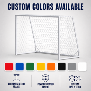 Buts de football et de soccer en aluminium pour terrains de sport – Équipement de terrain en <span class=keywords><strong>métal</strong></span> pour la vente en gros - Product Image 4