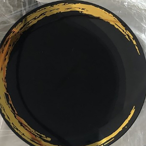 Assiette en plastique jetable de 7,5 pouces, assiette à dessert, assiette à dîner occidentale de 10,25 pouces, ensemble de vaisselle de fête - Product Image 5